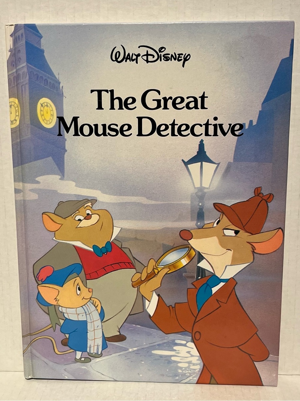 Vintage Hardcover edition of Walt Disney's the Great Mouse Detective, Classic